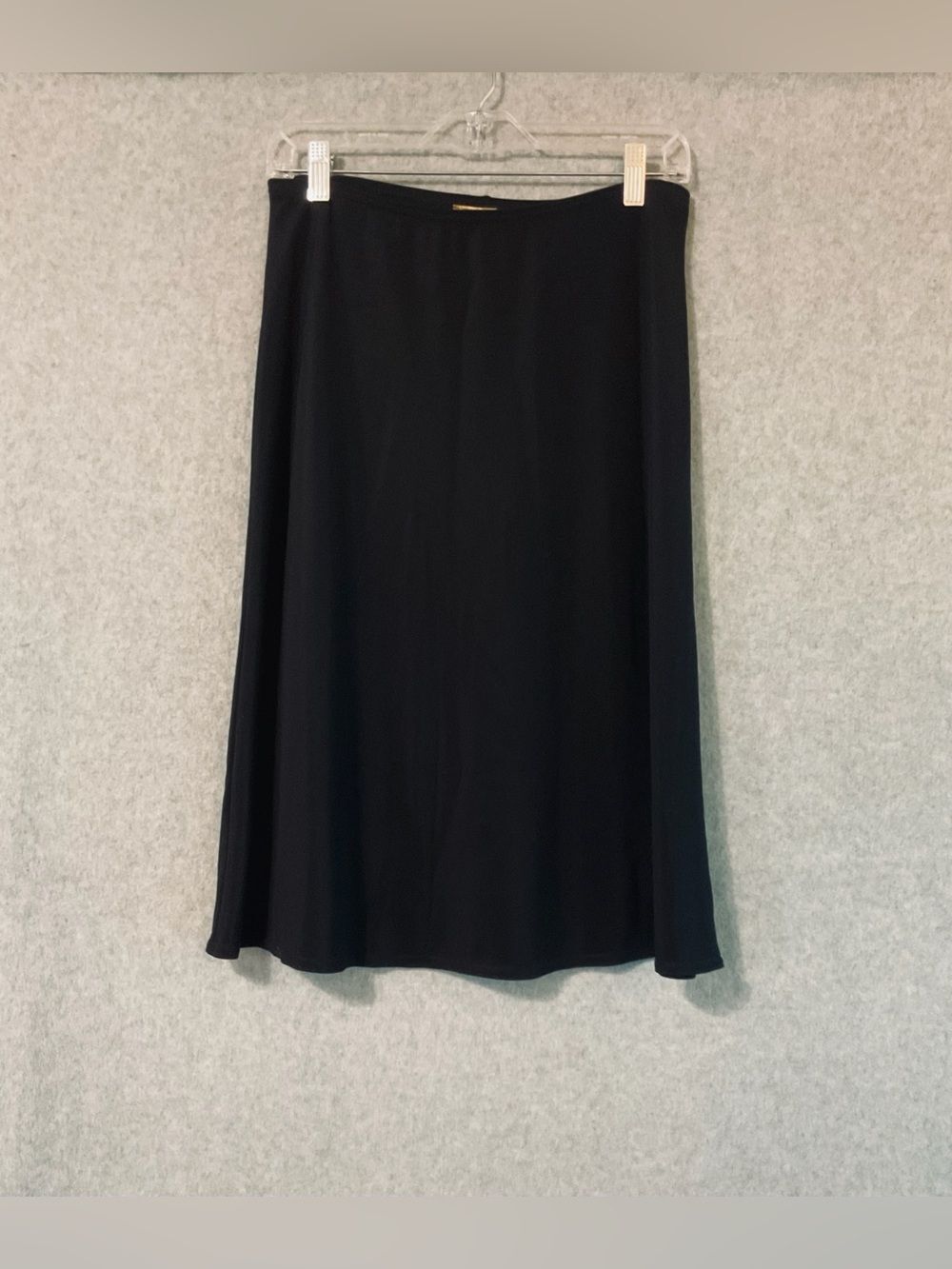 cdw Classic Black A-Line Women's Skirt Sz M